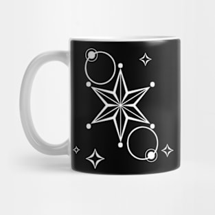 Pattern of stars with circles. Mug